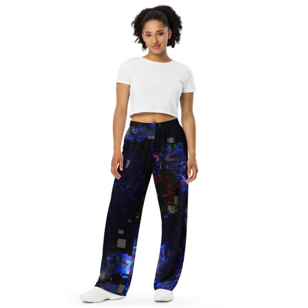 All-over print unisex wide-leg pants
