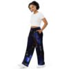 All-over print unisex wide-leg pants