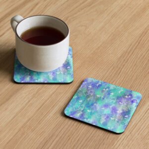 Cork-back coaster